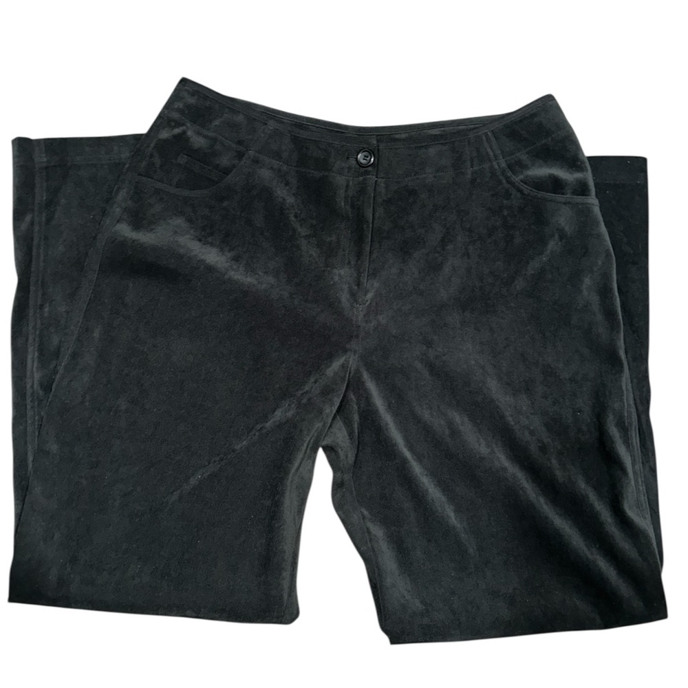 J. Jill Faux Suede Pants Black Size 14